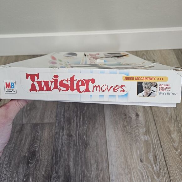 Twister Moves Game Vintage Y2K CD Milton Bradley Just Dance Jesse McCartney - Picture 3 of 4